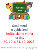 Ředitelské volno  2